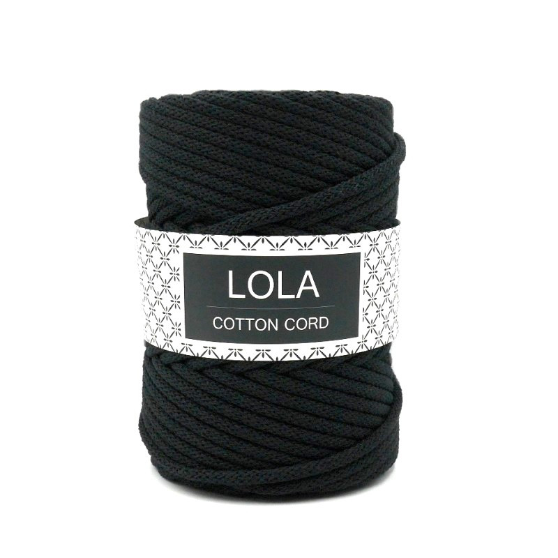 Lola Cotton Cord 5 mm for crocheting and knitting bags, carp